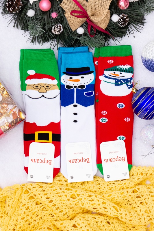 Шкарпетки жіночі "Новорічні" (зима)